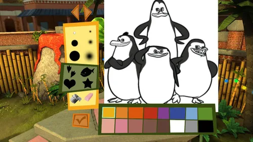 Vista 3 de uDraw Penguins of Madagascar Dr. Blowhole Returns Again! - Nintendo Wii
