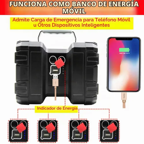 Vista 6 de SUYOOULIN Linterna recargable, linterna LED de 10000 mAh, 12000 lúmenes, 20 h, espera ultra larga, 3+4 modos de luces, linterna de campamento