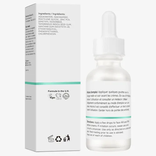 Vista 8 de Niacinamida 10%+Zinc 1% Suero Para La Cara, Suero De Niacinamida Para La Cara, Dermatólogo, Alivio De Enrojecimiento-1.0 fl oz 1floz