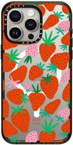 Vista 37 de CASETiFY Impact Funda para iPhone 15 [Probada contra Caídas de Grado Militar 4X / Protección contra Caídas de 8.2 pies / Compatible con Magsafe]