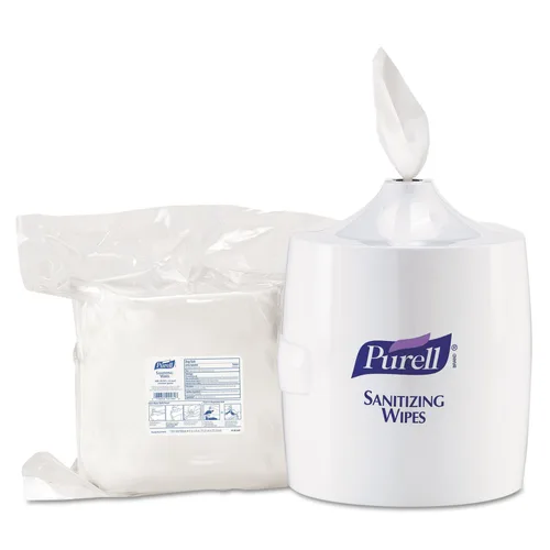 Vista 6 de PURELL 9019-01 Despachador para pared de toallitas esterilizadas blancas. Tamaño grande