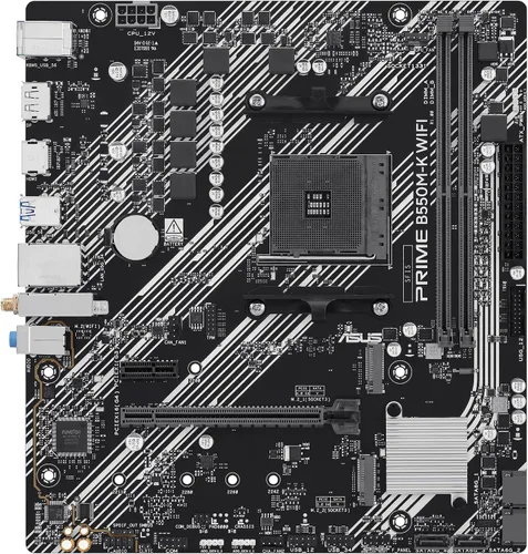 Vista 9 de ASUS Prime B550-PLUS AC-HES AMD AM4 (3ª generación Ryzen) ATX placa base