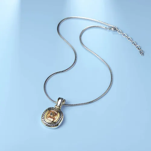 Vista 5 de UNY Elegantes conjuntos de joyas de boda con cristales de circonita cúbica y clip francés, para regalo de Navidad inspirado en el diseñador, Metal