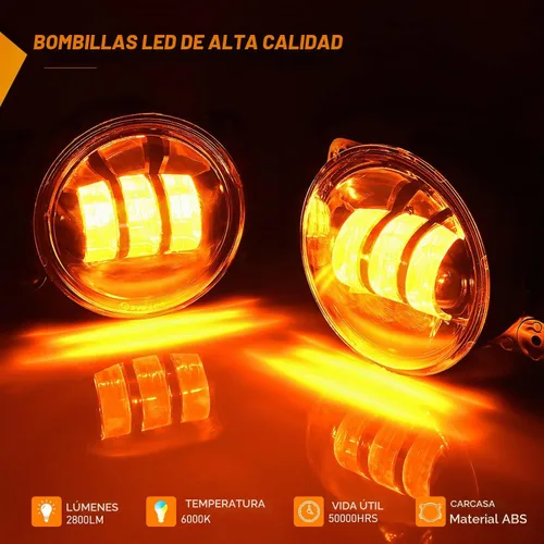 Vista 3 de Nilight Conjunto de Luces LED de Niebla de 4 Pulgadas Compatible con 2007 2008 2009 2010 2011 2012 2013 2014 2015 2016 2017 2018 Jeep Wrangler JK
