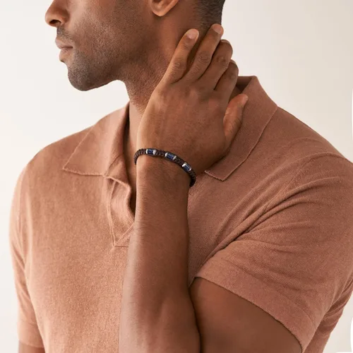 Vista 32 de Fossil para Hombre Wellness pulsera de abalorio