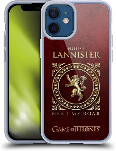 Vista 79 de Producto oficial de HBO Game of Thrones metálico Sigils Soft Gel Case para iPhone de Apple 7 Plus/8 PLUS, Lannister
