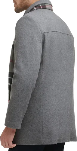 Vista 2 de Dockers Abrigo tipo bufanda Weston de mezcla de lana para hombre