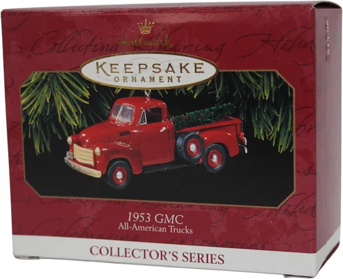 Vista 2 de QX6105 All American Trucks #3 1953 GMC Truck 1997 Hallmark Adorno de recuerdo