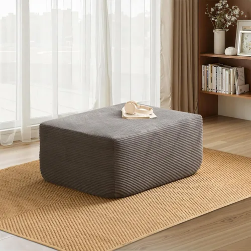 Vista 67 de HOOOWOOO Cloud - Sofás seccionales para sala de estar, sofá modular sin montaje, 110 x 79 pulgadas, de pana afelpada, juego de sofá grande
