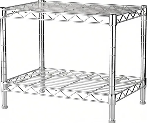 Vista 24 de Xcity Estantes de almacenamiento, estantería de metal resistente de 1 nivel, estante de alambre de acero ajustable de 350 libras para comerciales