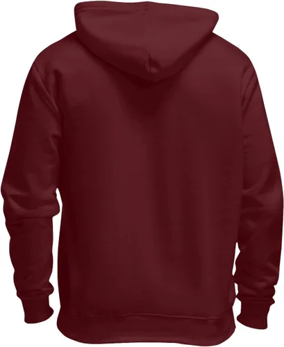 Vista 2 de DYGUYTH Sudadera con capucha y cremallera para hombre, casual, ligera, con estampado de letras, de gran tamaño, con bolsillo