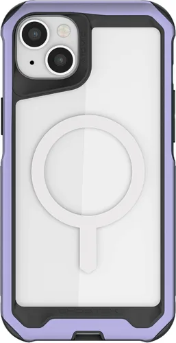 Vista 188 de Ghostek ATOMIC - Funda delgada para Galaxy S21 con parachoques de metal de aluminio y diseño trasero transparente, protección resistente que absorbe