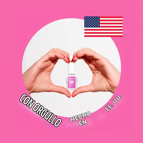 Vista 9 de Eternal Capa superior de secado rápido Sellador de esmalte de uñas de alto brillo de secado rápido, acabado transparente resistente a las manchas