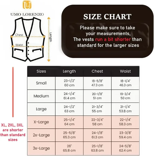 Vista 2 de boxed-gifts Umo Lorenzo Men Formal Suit Vest Polly Twill with Adjustable Waistband.