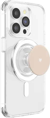 Vista 4 de Cute Heart Love Minimalista PopSockets MagSafe PopGrip para iPhone