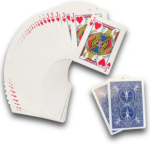 Vista 18 de One Way Force Deck Trick Kit Blue Back 8 of Hearts