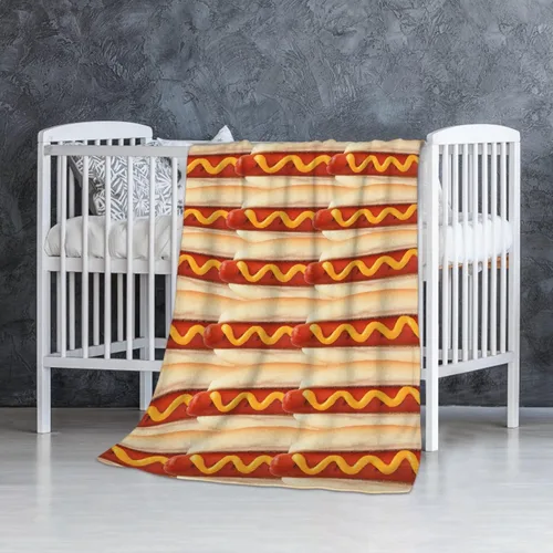 Vista 65 de Manta de Tiro de Tocino de Franela de Forro Polar Colcha de Aire Acondicionado Mejor Regalo Manta de Felpa Ligera y Acogedora para Sofá Silla