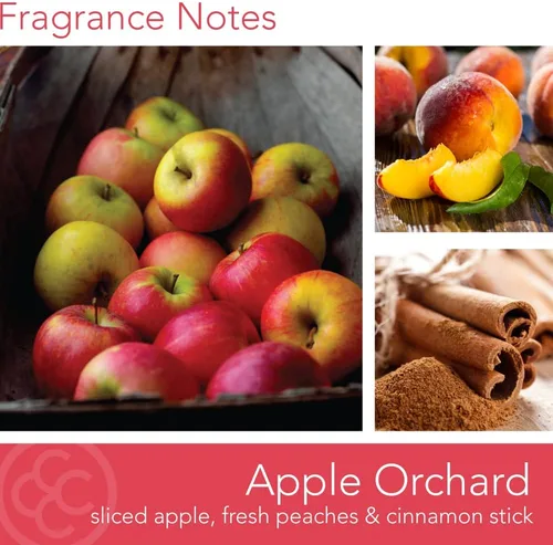 Vista 2 de Colonial Candle Apple Orchard - Vela perfumada en frasco, colección Heritage, blanco, 2 mechas, 11 onzas