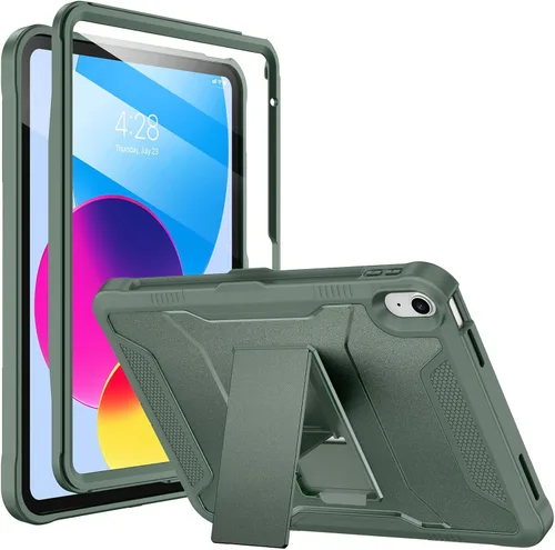 Vista 31 de Funda Soke para iPad (A16) de 11ª generación de 11 pulgadas 2025, iPad de 10ª generación de 10.9 pulgadas 2022, con protector de pantalla