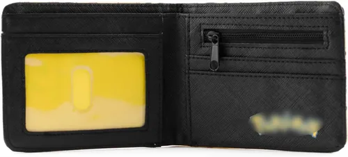 Vista 4 de G-Ahora Cartera de cuero plegable de anime con tarjetero, WC Pikachu 3