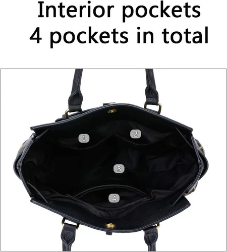 Vista 6 de OIIV Bolso de mano de moda para mujer, bolso de hombro