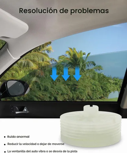 Vista 6 de 2 piezas de carrete de engranaje de tambor regulador de elevalunas compatible con Kia Optima 2016 2017 2018 2019 2020, reemplaza 82481D4000
