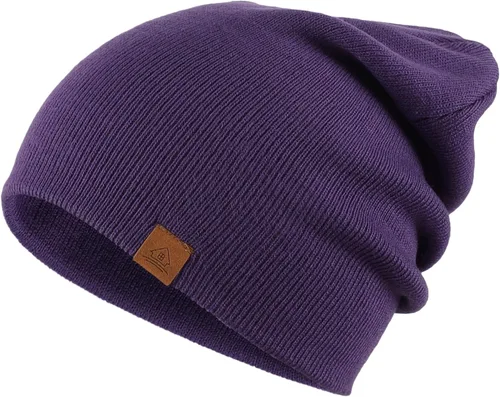 Vista 3 de Home Prefer Gorro de invierno de punto cálido para niños y niñas