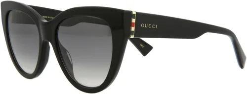 Vista 2 de Gucci Gafas de sol GG 0460 S-001 NegroGris Oro, Negro, 53-18-145