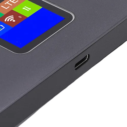 Vista 8 de Enrutador WiFi móvil 4G, 300Mbps 2.4G 5.8G de doble banda WiFi 6 Hotspot portátil con pantalla LCD para viajes, camping, negocios