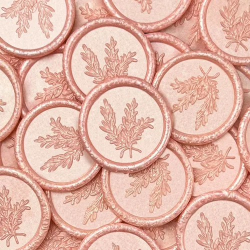 Vista 17 de 25 Piezas Calcomanías de Sellos de Cera Hechas a Mano, Sellos para Sobres, Calcomanías de Cera Autoadhesivas para Invitaciones de Fiestas de Boda