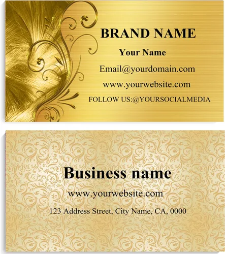 Vista 13 de Diseños de tarjetas de visita personalizables con logotipo y foto, 200/500 piezas, 3.5 x 2 pulgadas, añade texto fotográfico, imprime tus propias