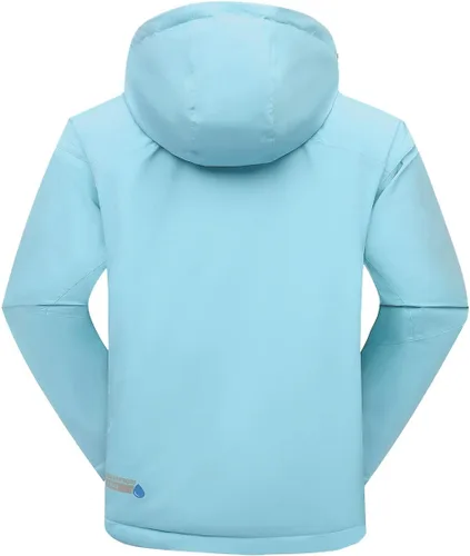 Vista 2 de PHIBEE Chaqueta de esquí transpirable impermeable para mujer