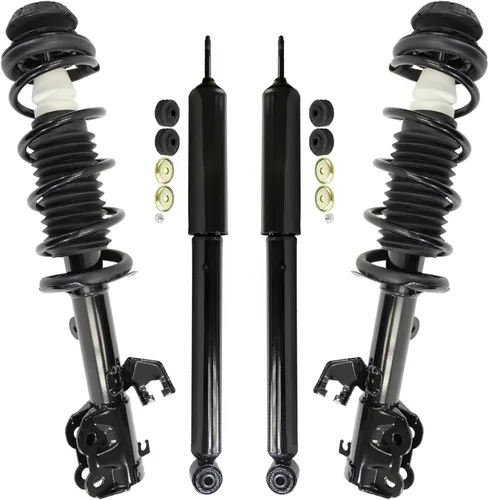 Vista 96 de Detroit Axle - Puntales y Amortiguadores para Chevy Traverse Buick Enclave GMC Acadia Saturn Outlook 2007-2012, 2 puntales delanteros con resorte