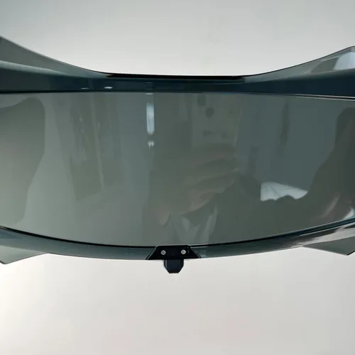 Vista 5 de Escudo para KYT R2R, R2R PRO Visera Casco Moto con protección UV (Plata-Para el día)