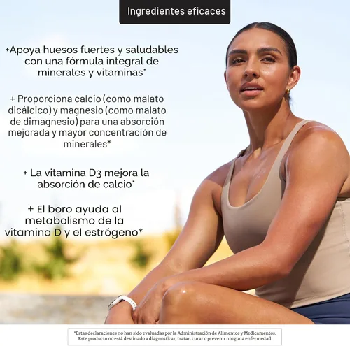 Vista 5 de THORNE - Apoyo Óseo Avanzado‡ - (Anteriormente Oscap) - Suplemento para la Salud Ósea con Calcio y Vitamina D* - 120 Cápsulas