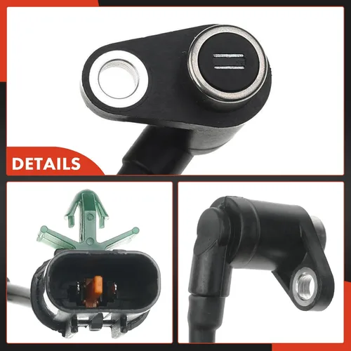 Vista 7 de A-Premium Sensor de velocidad de rueda ABS compatible con modelos Mitsubishi, Montero Sport 2000 2001 2002 2003 2004, Sport Utility - Lado trasero