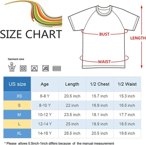 Vista 5 de Camiseta de manga corta con cuello redondo para niños y niñas lindas camisetas gráficas 3D para niños de 6 a 16 años