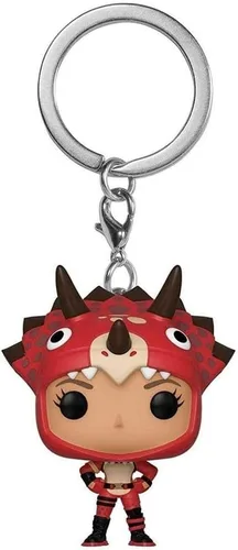 Vista 2 de Funko Pop! Llavero Fortnite - Juguete Tricera Ops, multicolor, talla única