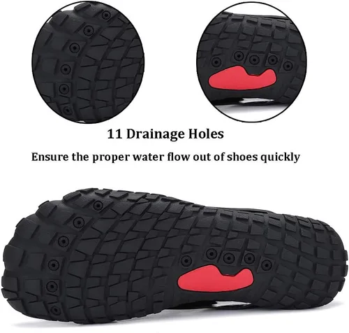 Vista 5 de AFT AFFINEST Zapatos acuáticos para hombre y mujer, zapatos acuáticos de secado rápido, zapatos de playa descalzos para natación, piscina, yoga