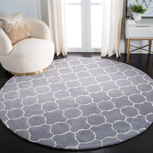 Vista 51 de SAFAVIEH Chatham Collection - Alfombra decorativa de 2 x 3 pies, color negro y marfil, lana cuadriculada enrejada hecha a mano, ideal para zonas