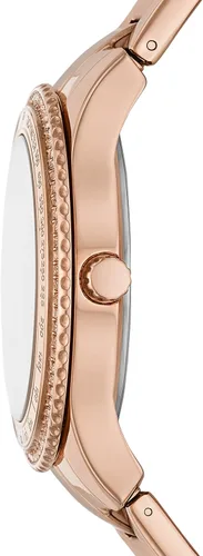 Vista 2 de Fossil Stella Sport - Reloj de cuarzo multifunción de acero inoxidable con acento de cristal para mujer Stella ES5108 - Reloj multifunción de acero