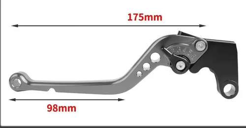 Vista 2 de KSHSAA Brake Clutch Levers for Yam&ha XJ6 Diversion XJ 6 2009-2020 FZ8 FZ6R FZ6 FAZER Adjustable Handles Lever Lever (Color : Black)