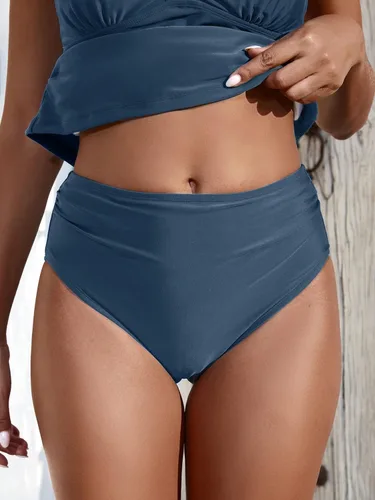 Vista 3 de LAPHEE ROSE Halt Tankini Bathing Suits for Women high Waisted Swimsuit Women Tummy Control