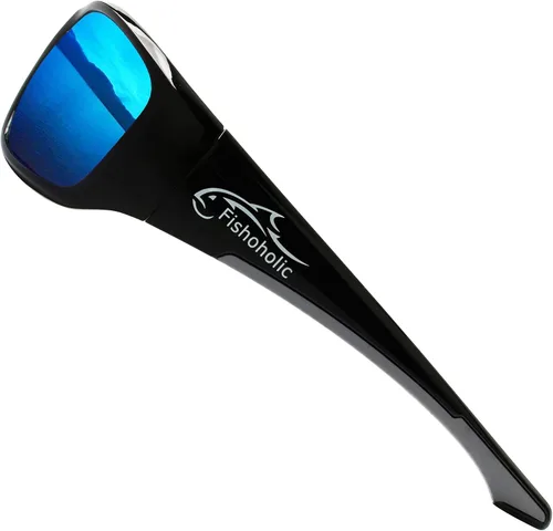 Vista 2 de Fishoholic - Surtido de 3 piezas - Camisa de pesca de manga larga UPF50 - Gafas de sol polarizadas - Vaso de 30 onzas