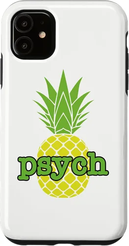 Vista 8 de Funda blanca para iPhone 16 Psych Pineapple Fruit