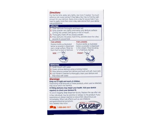 Vista 3 de Super Poli-Grip 07801 Polvo de dentadura (6 unidades)