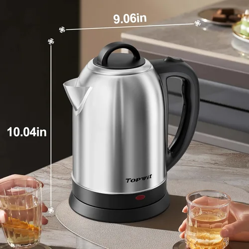 Vista 14 de Topwit - Hervidor eléctrico grande de 2,5 L, hervidor eléctrico de acero inoxidable