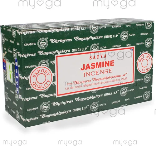 Vista 6 de Satya Palitos de incienso Nag Champa Jasmine, 12