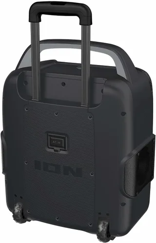 Vista 3 de ION Sport 320 - Altavoz de fiesta Bluetooth para exteriores de 200 vatios con batería recargable, radio FM, luces, carga USB, aplicación, sonido