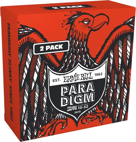 Vista 10 de Ernie Ball 2015 Paradigm cuerdas de guitarra eléctrica, parte superior ceñida, parte inferior gruesa